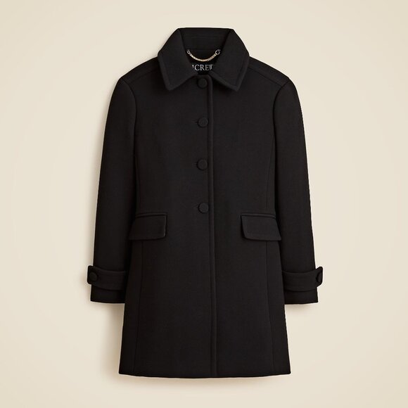 J. Crew Jackets & Blazers - J. Crew Women's Black Salon Coat in Italian Double-Cloth Style CN075 Size 8 NEW